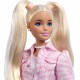 Barbie Deluxe Style lelle JJN69 rozā džinsa kostīmā