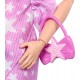 Barbie Deluxe Style lelle JJN71 rozā kleitā