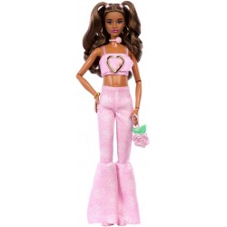 Barbie Deluxe Style lelle rozā kostīmā ar aksesuāriem, JJN72