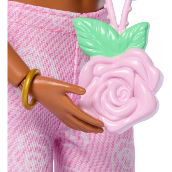 Barbie Deluxe Style lelle JJN72 rozā kostīmā