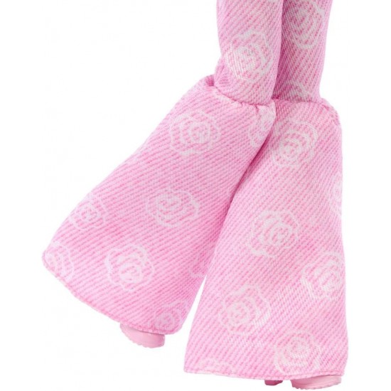 Barbie Deluxe Style lelle JJN72 rozā kostīmā