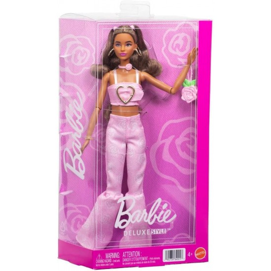 Barbie Deluxe Style lelle JJN72 rozā kostīmā