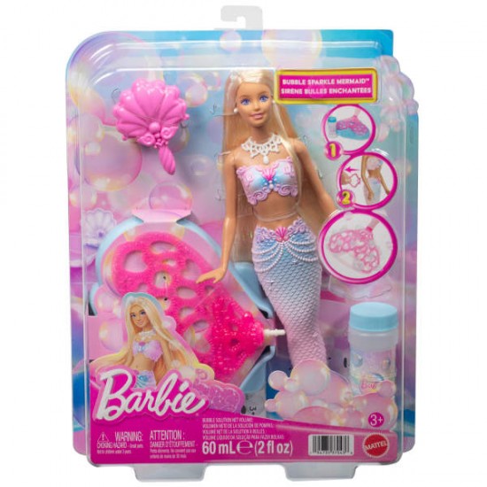 Barbie nāriņas lelle ar burbuļu funkciju JLW56