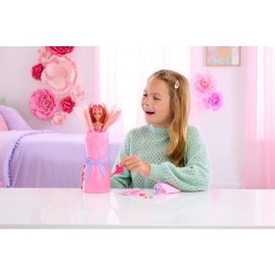 Barbie Petal Pop aromātiska lelle ar rožu kleitu un aksesuāriem JMF59