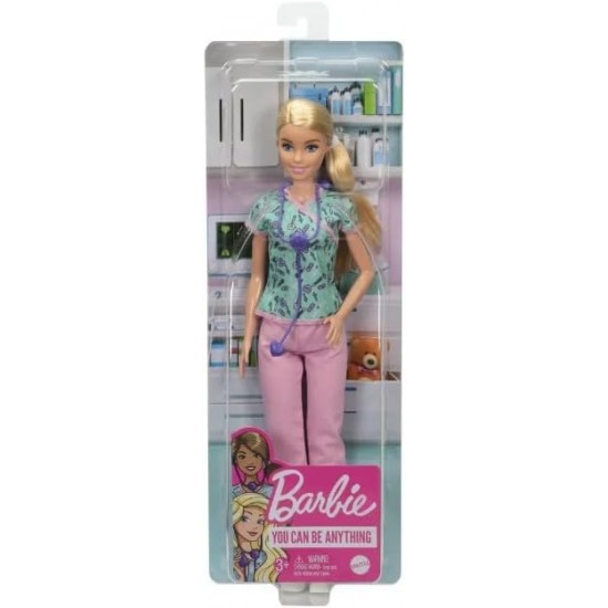 BARBIE lelle - mana profesija, medmāsa DVF50 BARBIE lelle - mana profesija, medmāsa DVF50