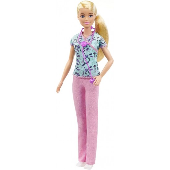 BARBIE lelle - mana profesija, medmāsa DVF50 BARBIE lelle - mana profesija, medmāsa DVF50