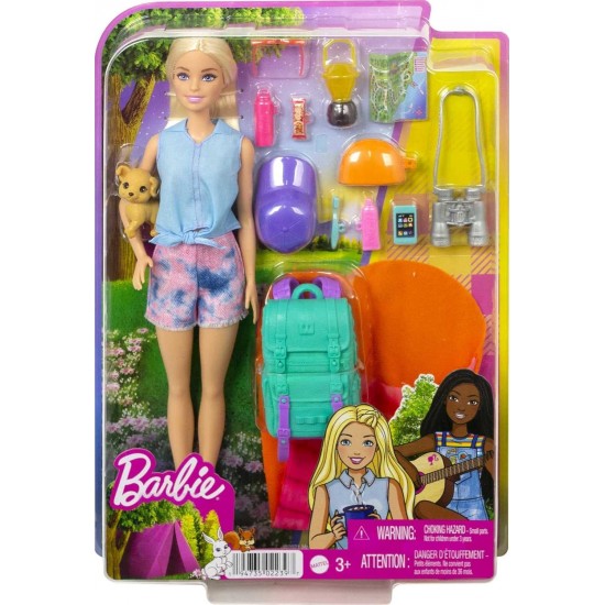 BARBIE lelle un aksesuāri, Malibu kempinga rotaļu komplekts, HDF73 BARBIE lelle un aksesuāri, Malibu kempinga rotaļu komplekts, HDF73