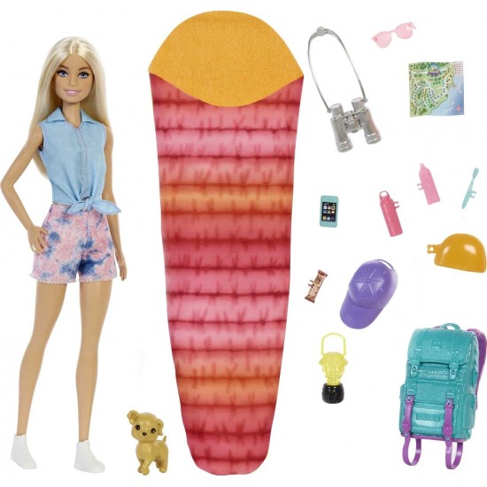 BARBIE lelle un aksesuāri, Malibu kempinga rotaļu komplekts, HDF73 BARBIE lelle un aksesuāri, Malibu kempinga rotaļu komplekts, HDF73