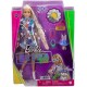 BARBIE Extra Lelle un aksesuāri ar īpaši gariem blondiem matiem ziedu raksta tērpā, HDJ45 BARBIE Extra Lelle un aksesuāri ar īpaši gariem blondiem matiem ziedu raksta tērpā, HDJ45