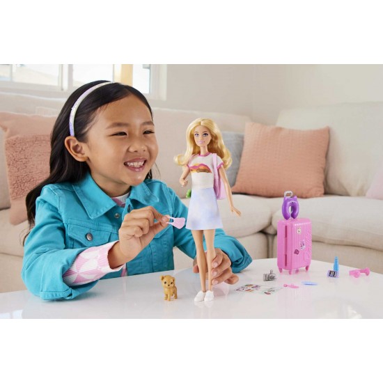 BARBIE spēlu komplekts Lelle Barbie ceļotāja HJY18 BARBIE spēlu komplekts Lelle Barbie ceļotāja HJY18