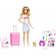 BARBIE spēlu komplekts Lelle Barbie ceļotāja HJY18 BARBIE spēlu komplekts Lelle Barbie ceļotāja HJY18