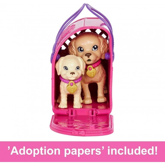 Barbie lelle Adopt a pup (kucēnu adoptēšana) HKD86
