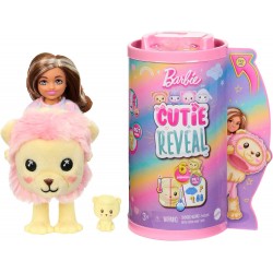  Barbie Cutie Reveal Cozy Cute Tees Series Chelsea Doll & Accessories, Plush Lion HKR21