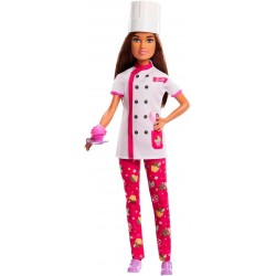 Barbie Careers Fashion Doll & Accessories, Pastry Chef, HKT67