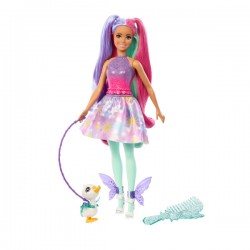 Barbie A Touch of Magic Doll,Rock , The Glyph with Fantasy Outfit, Pet & Accessories, HLC35