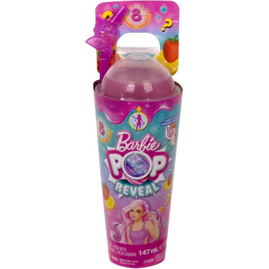 BARBIE lelle Pop! Reveal augļu sērija zemene, HNW41 BARBIE lelle Pop! Reveal augļu sērija zemene, HNW41