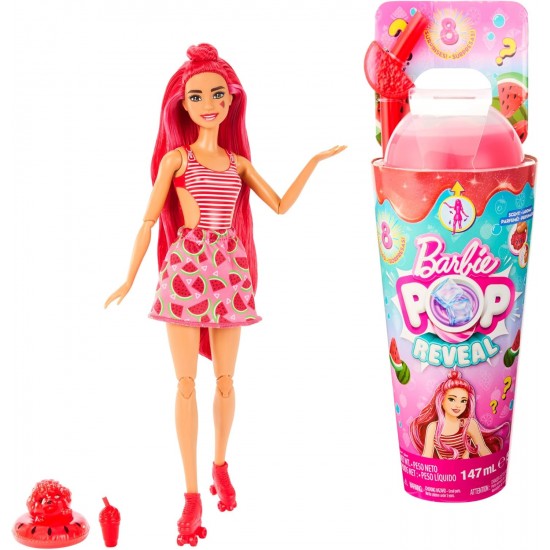 Barbie Pop! Reveal lelle augļu sērija – arbūzs HNW43 Barbie Pop! Reveal lelle augļu sērija – arbūzs HNW43