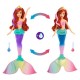 Disney Princess Ariel Swimming Mermaid Fashion Doll with Color-Change Hair & Tail, Swimming Movement HPD43