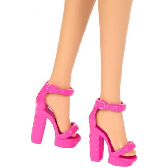 Barbie Fashionistas lelle ar blondiem, viļņainiem matiem, HRH20 Barbie Fashionistas lelle ar blondiem, viļņainiem matiem, HRH20