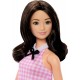 Barbie Fashionistas lelle ar melniem, viļņainiem matiem, HRH21 Barbie Fashionistas lelle ar melniem, viļņainiem matiem, HRH21