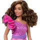 Barbie Fashionistas lelle ar apaļīgu ķermeņa uzbūvi, brūniem matiem, HRH22 Barbie Fashionistas lelle ar apaļīgu ķermeņa uzbūvi, brūniem matiem, HRH22