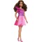 Barbie Fashionistas lelle ar apaļīgu ķermeņa uzbūvi, brūniem  matiem, HRH22