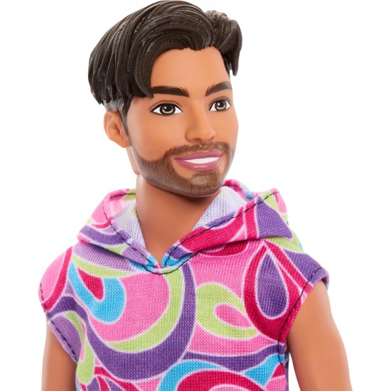 Barbie Fashionistas Ken lelle ar izskatu, kas iedvesmots no Totally Hair izskata, HRH26 Barbie Fashionistas Ken lelle ar izskatu, kas iedvesmots no Totally Hair izskata, HRH26