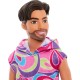 Barbie Fashionistas Ken lelle ar izskatu, kas iedvesmots no Totally Hair izskata, HRH26 Barbie Fashionistas Ken lelle ar izskatu, kas iedvesmots no Totally Hair izskata, HRH26