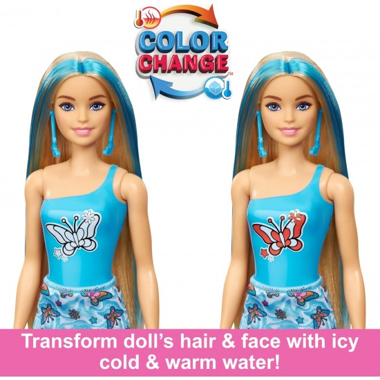 Barbie Color Reveal Doll & Accessories with 6 Unboxing Surprises, HRK06