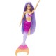 Barbie Mermaid Doll, “Malibu” Pet Dolphin and Water-Activated Color Change Feature, HRP97