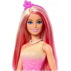 Barbie Royal Doll with Pink and Blonde Fantasy Hair, HRR08