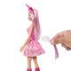 Barbie Dreamtopia lelle vienradzis, HRR13