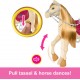 BARBIE zirgs ar skaņām, mūziku un aksesuāriem HXJ42 BARBIE zirgs ar skaņām, mūziku un aksesuāriem HXJ42