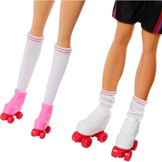 Barbie modes leļļu komplekts ar 2 modes lellēm un 6 aksesuāriem, Bārbija un Kens, HXK90 Barbie modes leļļu komplekts ar 2 modes lellēm un 6 aksesuāriem, Bārbija un Kens, HXK90