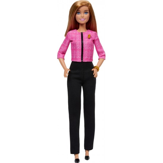 BARBIE lelle - mana profesija - nākotnes līdere, HXN96 BARBIE lelle - mana profesija - nākotnes līdere, HXN96