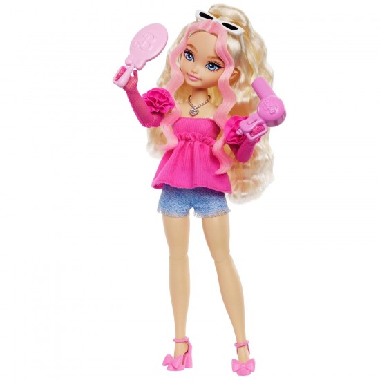 Barbie Dream Besties Maliby Fashion Doll With Video Game Themed Accessories, 10 Piece Count, HYC21