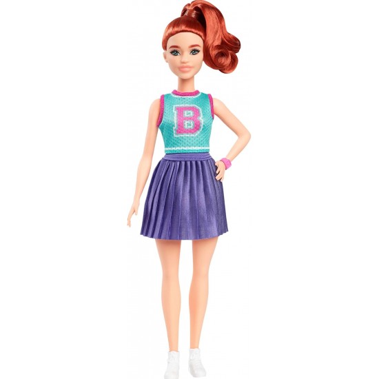 Barbie Fashionistas lelle ar rudiem matiem, HYT90 Barbie Fashionistas lelle ar rudiem matiem, HYT90