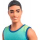 Barbie Fashionistas Ken lelle ar melniem matiem, HYV00 Barbie Fashionistas Ken lelle ar melniem matiem, HYV00