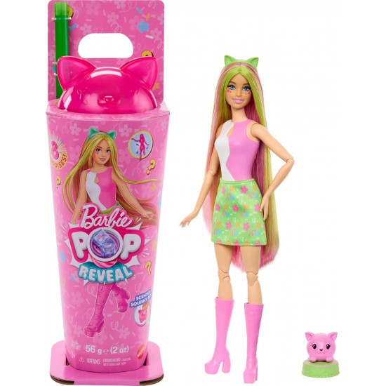Barbie Pop Reveal sērijas lelle un aksesuāru komplekts, kokteiļu sērija, JCN88 Barbie Pop Reveal sērijas lelle un aksesuāru komplekts, kokteiļu sērija, JCN88
