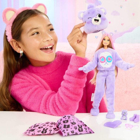 Barbie Cutie Reveal lelle un aksesuāri, Rūpju lāču sērija , JCN94 Barbie Cutie Reveal lelle un aksesuāri, Rūpju lāču sērija , JCN94