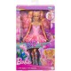 Barbie lrāsu mainoša lelle ar rotaļu zizli un modes aksesuāriem, JCP76 Barbie lrāsu mainoša lelle ar rotaļu zizli un modes aksesuāriem, JCP76