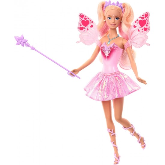Barbie lrāsu mainoša lelle ar rotaļu zizli un modes aksesuāriem, JCP76 Barbie lrāsu mainoša lelle ar rotaļu zizli un modes aksesuāriem, JCP76