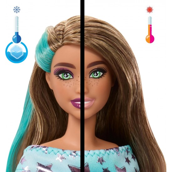BARBIE Party Unboxed Reveal lelle ar brūniem matiem, JFG72 BARBIE Party Unboxed Reveal lelle ar brūniem matiem, JFG72