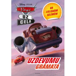 Vāģi. Uz ceļa. Uzdevumu grāmata. Ar lieliskām uzlīmēm. Disney Pixar