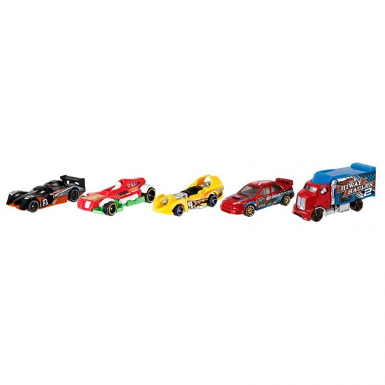 Hot Wheels 5-Ccar pack assortiment 1806