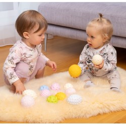 Masāžas- sensoro bumbiņu komplekts mazuļiem, 7 gab.