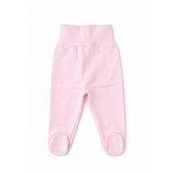 Rozā Jaundzimušo pusbikses ar pēdiņām, nedaudz siltinātas