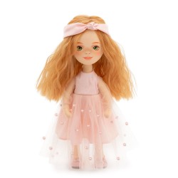 Lelle Sweet Sisters Sunny rozā krāsas kleitā (32cm) SS02-02