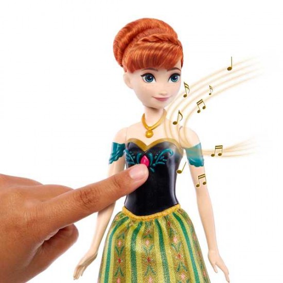 Disney Frozen Toys, Singing Anna Doll From Disney Movie Frozen HLW56