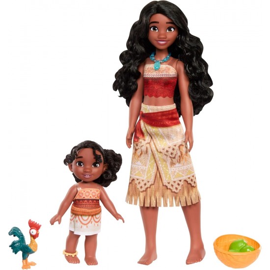 Mattel Disney Moana 2 Moana and Simea Sister Doll Set, JBT 41